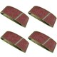 image 1 of Belt Power Finger File Sander Abrasive Sanding Belts 610mm x 100mm 80 Grit 20 PK