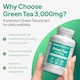 image 5 of Green Tea 3,000mg - 180 Capsules