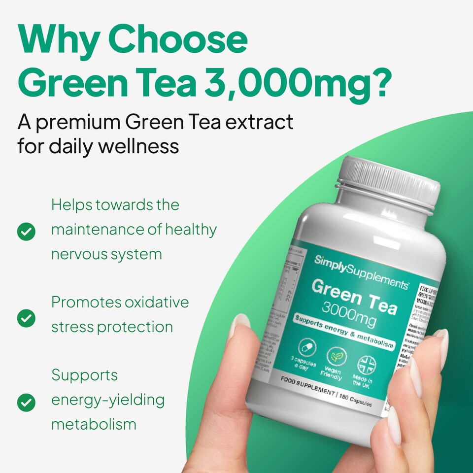 image 1 of Green Tea 3,000mg - 180 Capsules