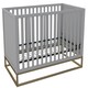image 1 of Haven Convertible Cotbed Dove Grey