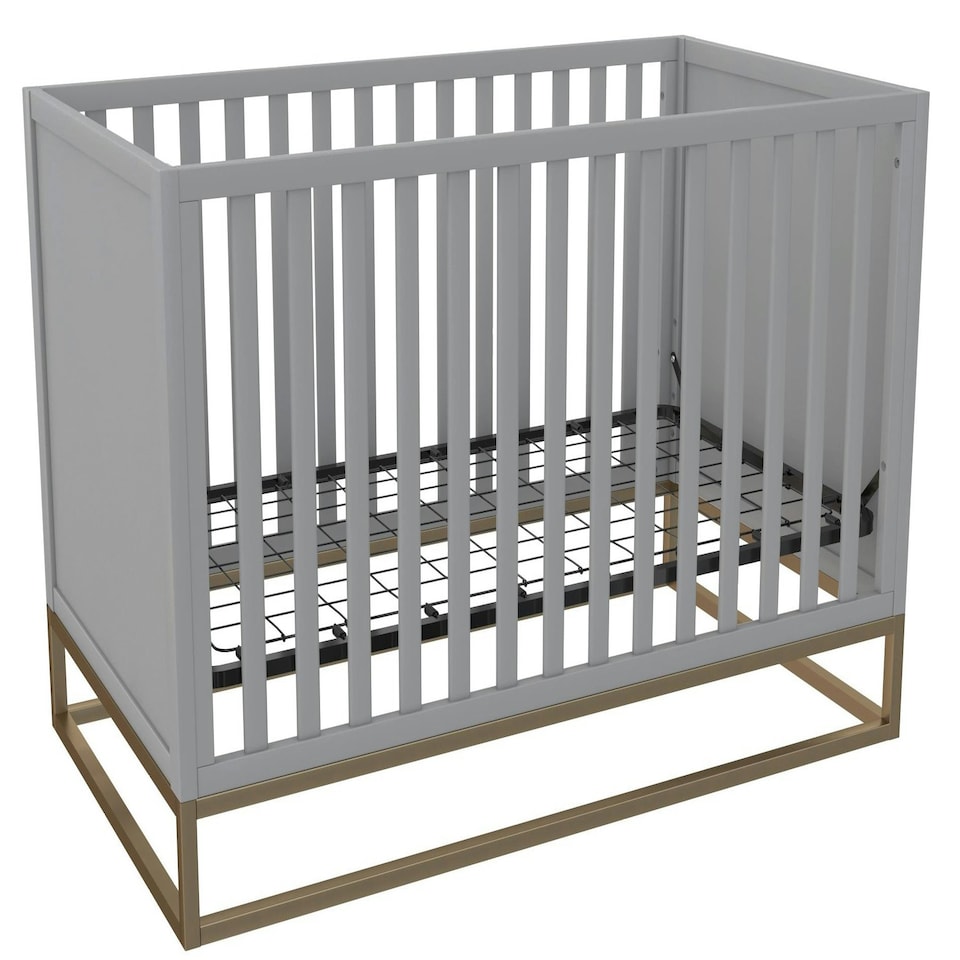 image 1 of Haven Convertible Cotbed Dove Grey