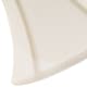 image 4 of Traditional Empire Shaped Small 8 Inch Lamp Shade in Silky Cream Cotton Fabric | Cream