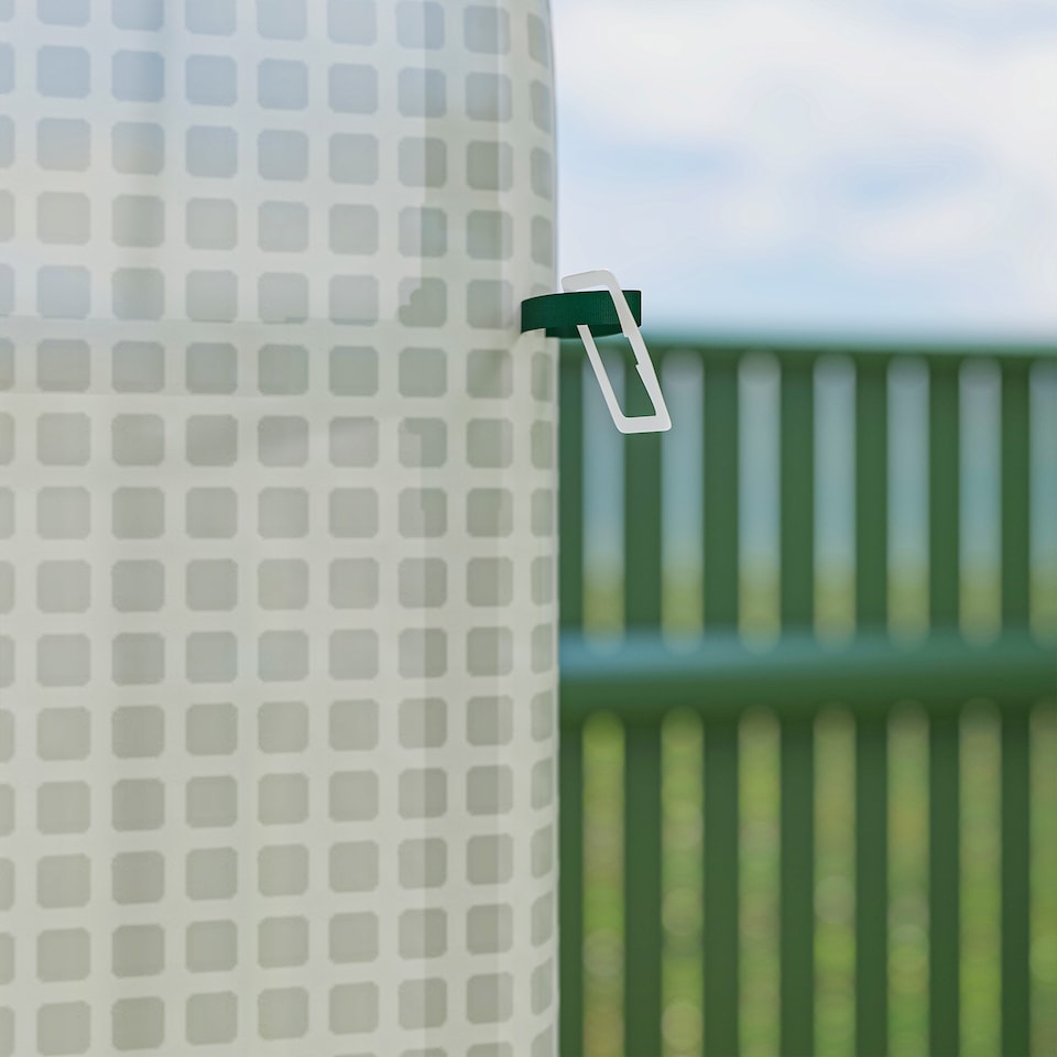 image 1 of Outsunny Walk-in Greenhouse, Green House with Mesh Windows, White | White | White