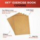 image 2 of Pack of 5 9x7" Kraft Paper Exercise Book Covers by Janrax