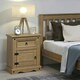 image 6 of Corona, 1 Door, 1 Drawer Bedside Cabinet Brown