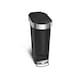 image 1 of Simplehuman 40L Slim Pedal Kitchen Bin with Liner Rim, Black Plastic