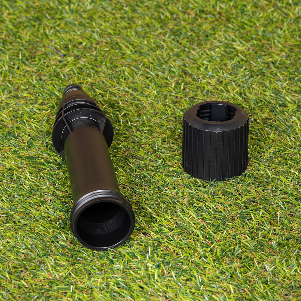 image 1 of 7Kg / 7 Litre Capacity Water Filled Garden Parasol Umbrella Base in Black