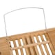 image 7 of HOMCOM Extendable Bamboo Bathtub Shelf Rack Bath Caddy Tray Bathroom Storage
