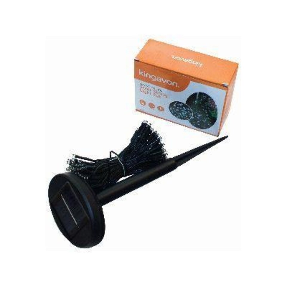 Kingavon 200 LED Solar String Lights Set - 21.9m - White
