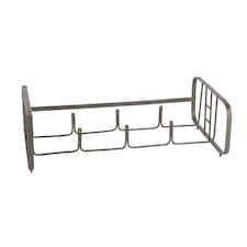 KitchenCraft Wine Rack Grey Metal Stackable
