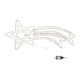 image 1 of 118cm x 46cm Light up Hanging Christmas Star Rope Light with White LEDs