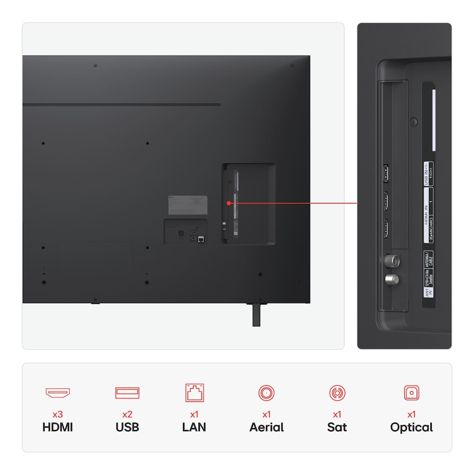 image 1 of LG 55NANO80A6B 55inch NanoCell AI 4K Ultra HD LED SMART TV WiFi