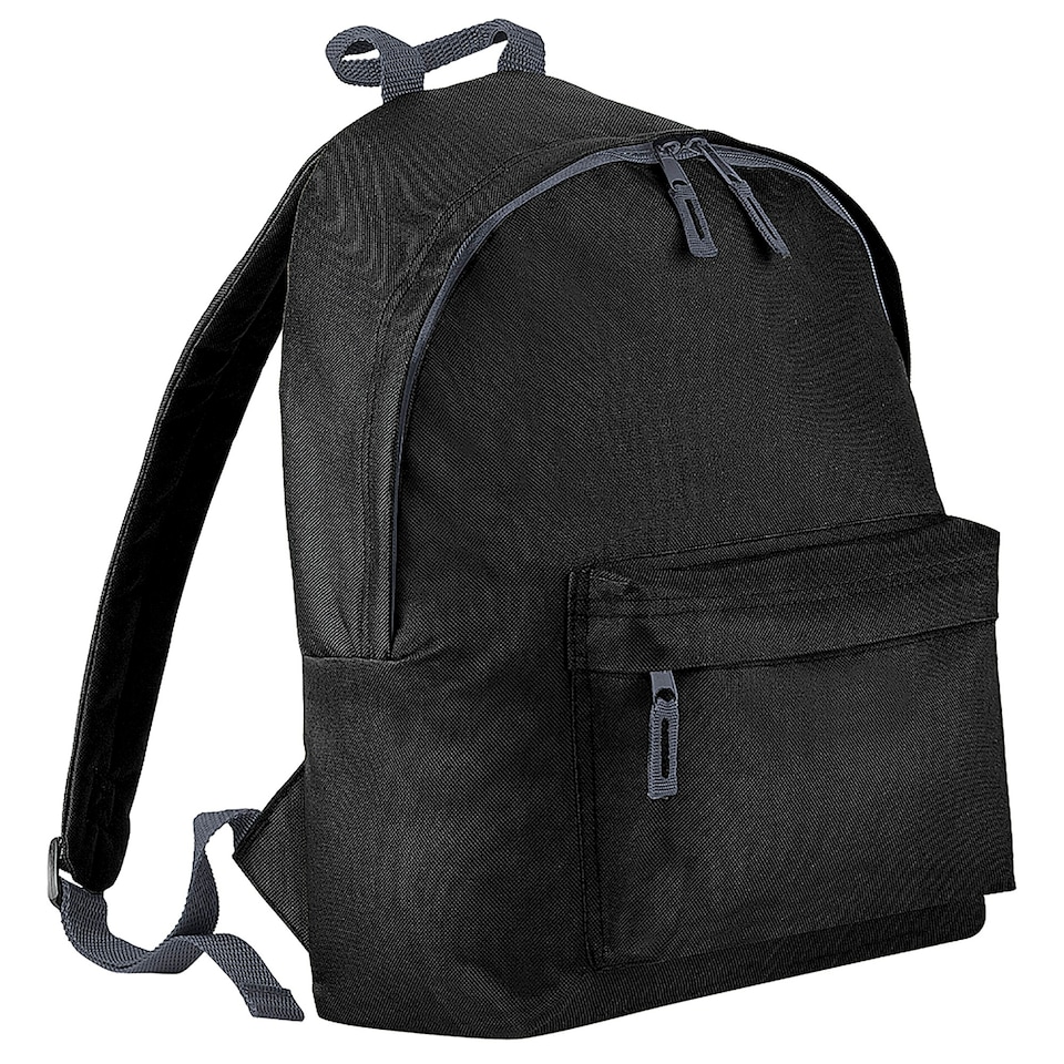 image 1 of Bagbase Fashion Backpack / Rucksack (18 Litres) - Black - One Size