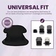 image 7 of Potty Training Car Seat Protector Cover for Spills, Nappy Leaks, and Accidents - No Bucklehole Black