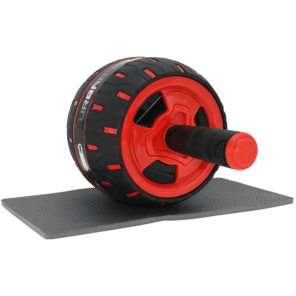 Urban Fitness Ab Roller - Red/Black - One Size