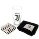image 1 of Juventus FC Crest Bar Set - Clear/Black/White - One Size
