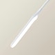 image 4 of ValueLights Daylight Dimmable Gloss White Floor Lamp and Integrated LED 12W White Mix 6000K Bulb | White