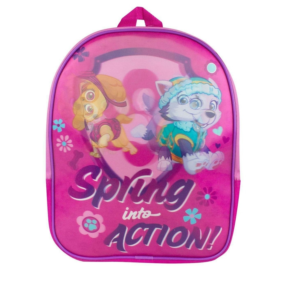 Paw Patrol Spring Into Action Lenticular Backpack - Pink - One Size