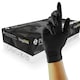 image 2 of Unigloves PRO.TECT Black Box of 100 Nitrile Gloves Black | Small