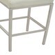 image 5 of Interiors by Premier Baina White Pu And Chrome Finish Bar Stool
