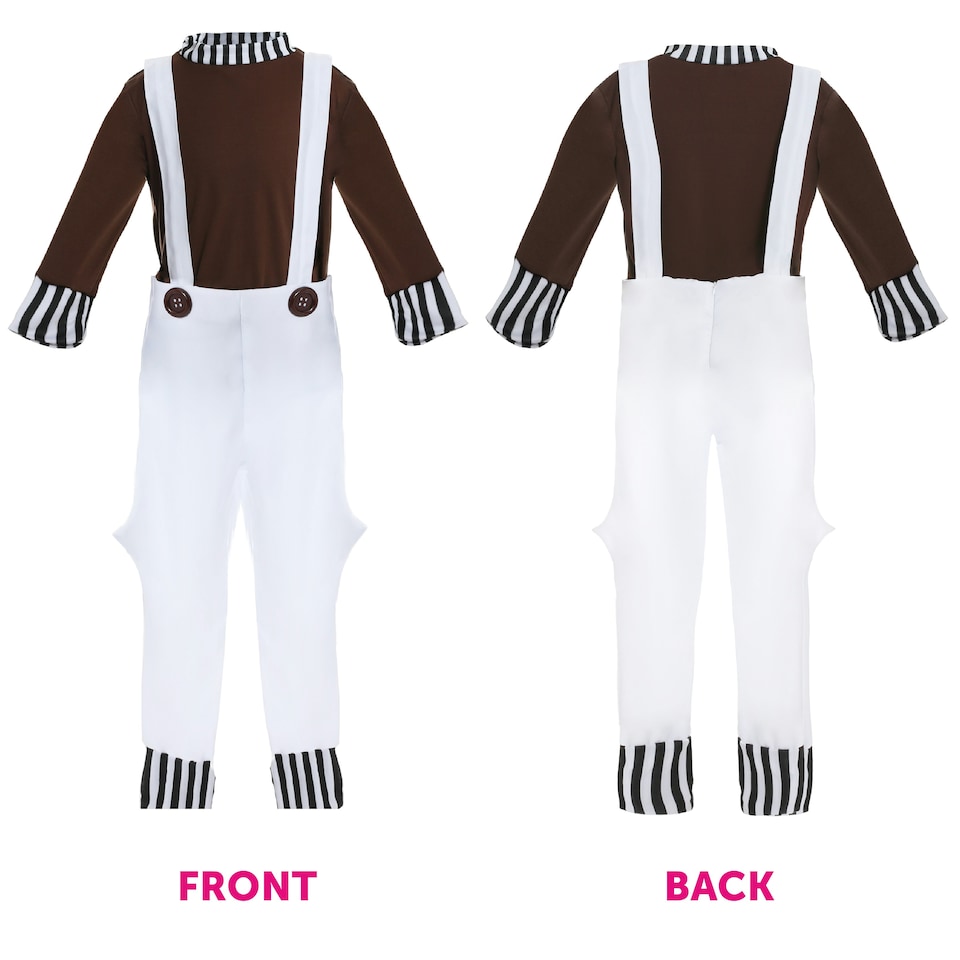 image 1 of Chocolate Factory Worker Costume | Brown | 2XL