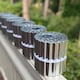 image 2 of Galvanised Metal Corrugated Garden Lawn Edging (5m x 16.5cm) - 8 Rolls