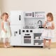image 3 of COSTWAY Play Kitchen Toy Set Kids Kitchen Playset Chef Pretend Play Toy