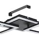 image 4 of EGLO Paranday-Z Black Steel Smart Control, Colour Changing Ceiling Light, (L) 65cm