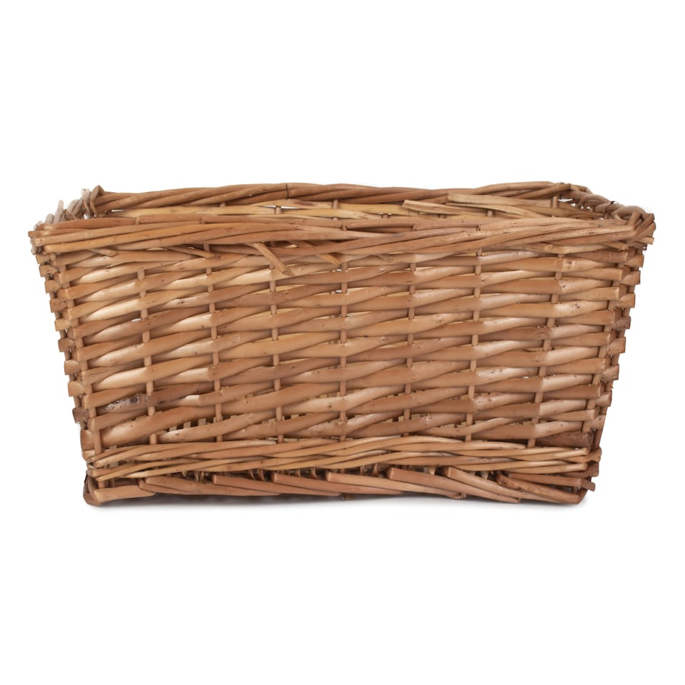 image 1 of Extra Large Tapered Split Willow Tray | Brown | Brown | X Large