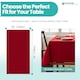 image 2 of Rectangle Wipe Clean Table Cloth, Polyester Table Cover - 52x70 Inch