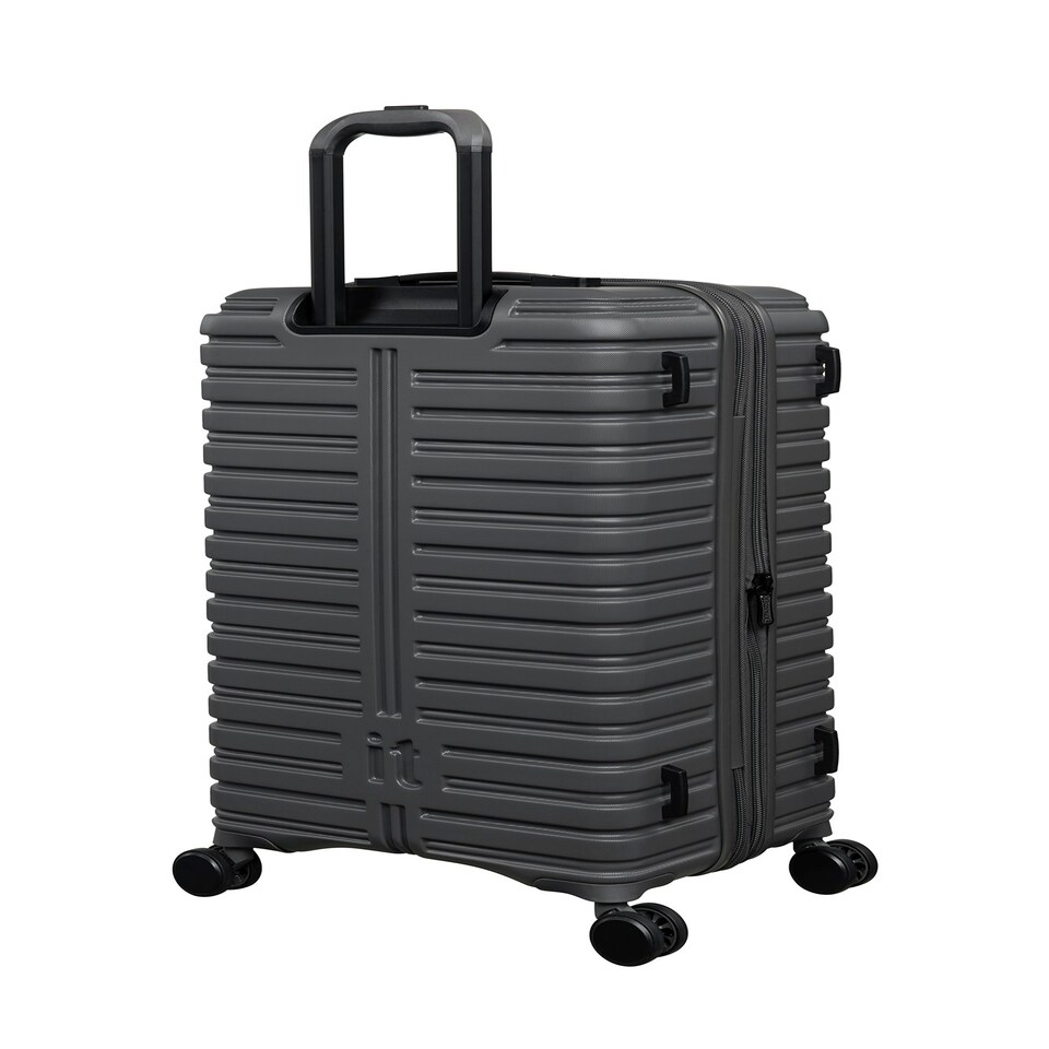 image 1 of IT Luggage Jumbo Charcoal Large Suitcase with TSA Lock Grey | Large