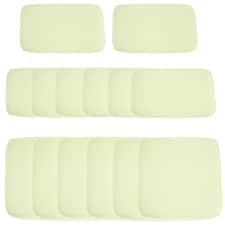 Outsunny Garden Rattan Sofa Set Polyester Cover Replacement No Cushion Cream 