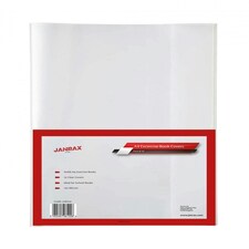 Pack of 100 A4 Clear Exercise Book Covers by Janrax