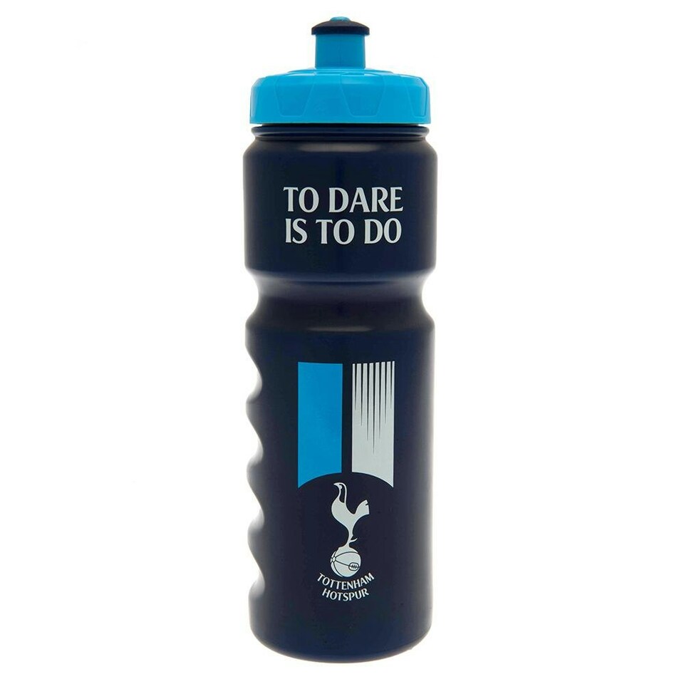 Tottenham Hotspur FC To Do Is To Dare Plastic Water Bottle - Navy/White/Blue - One Size