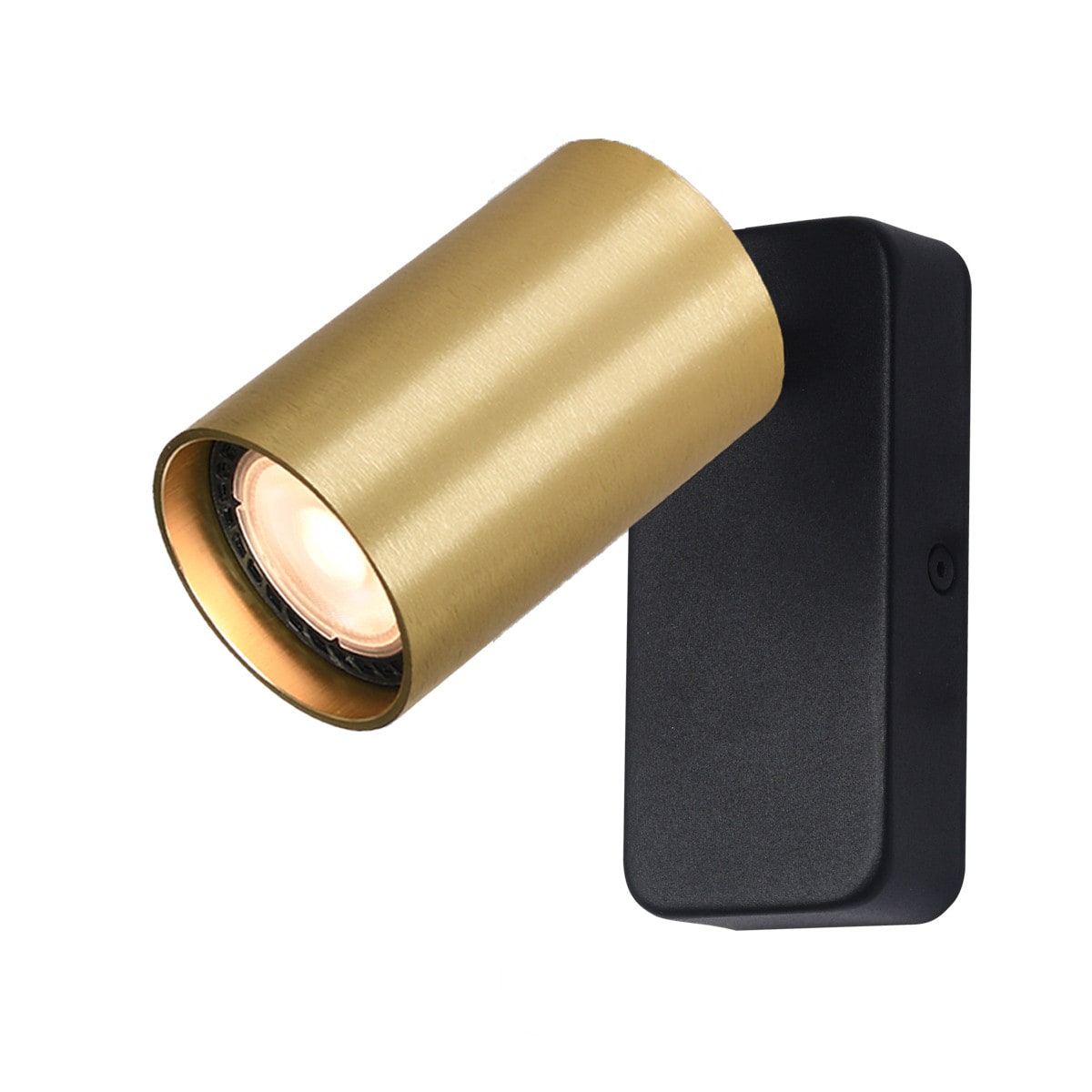Netlighting Nesto Single Spotlight Black Gold