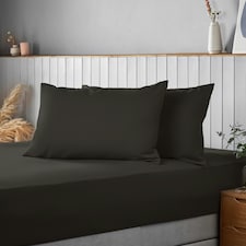 Silentnight Supersoft Pillowcases - 2 Pack Black