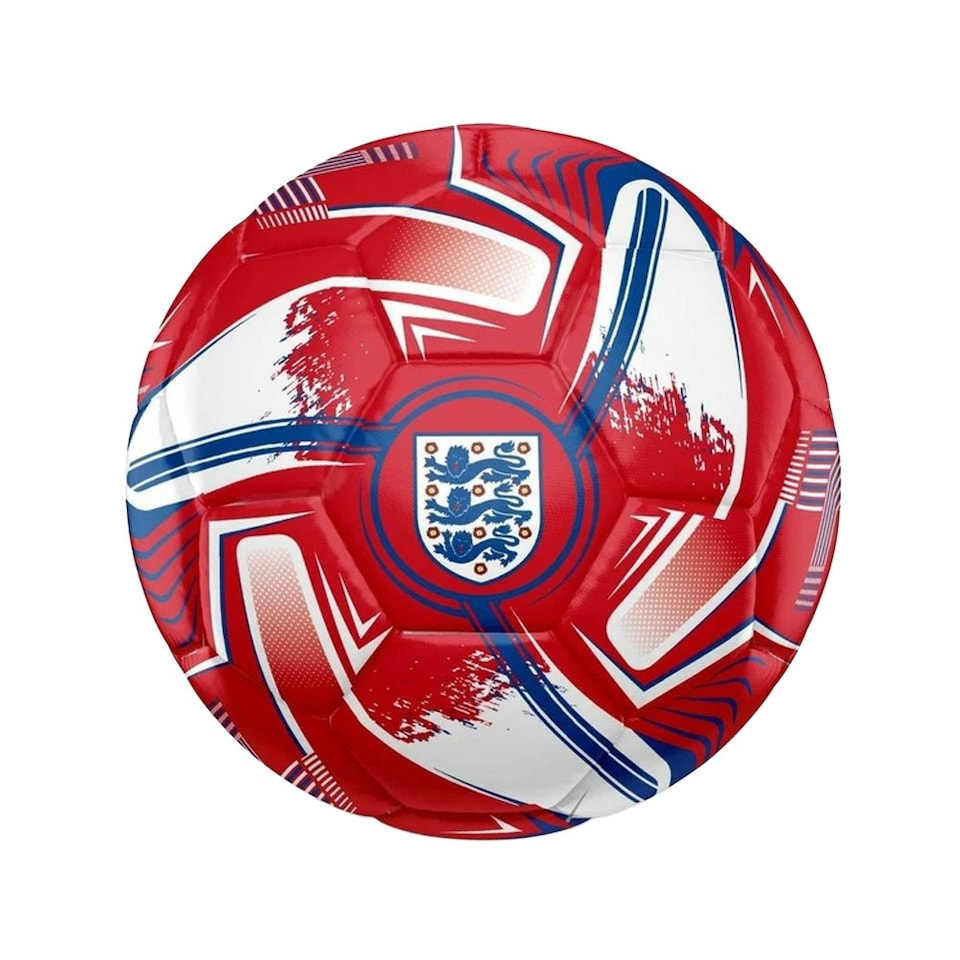 image 1 of England FA Turbine Print Football - Red/Dark Blue/White - 5