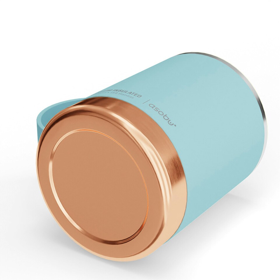 image 1 of Asobu Ultimate Stainless Steel Ceramic Inner Coating Mug 400ml Baby Blue