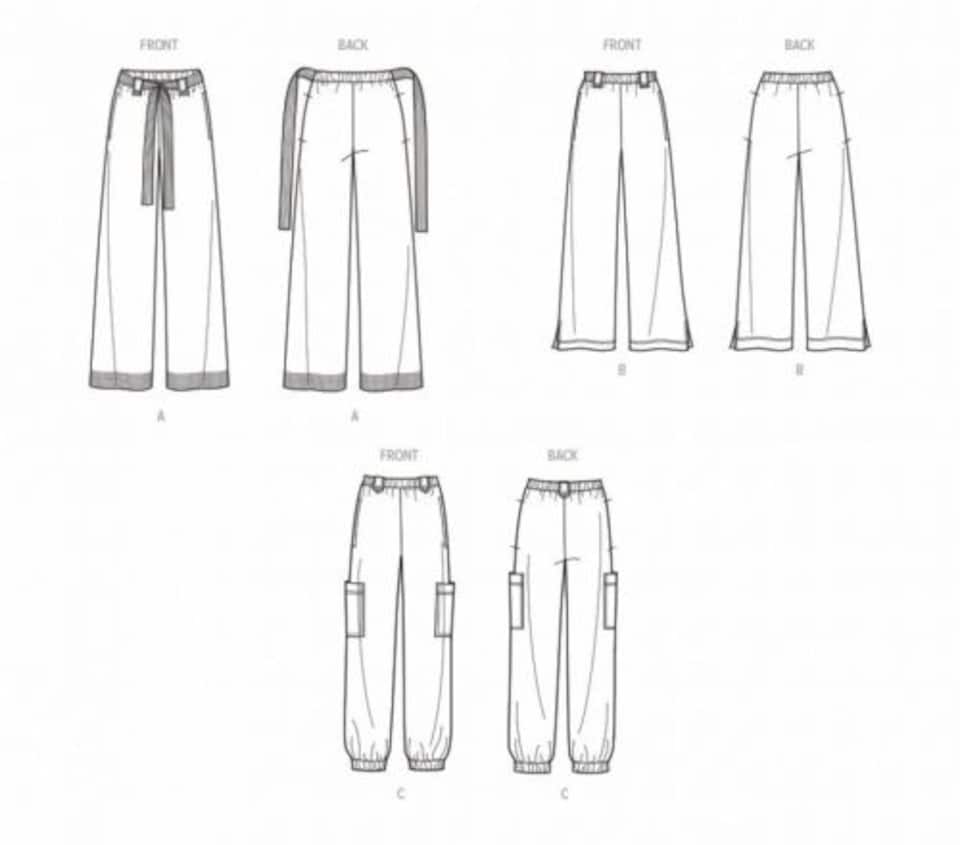 image 1 of Simplicity 9785 Paper Sewing Pattern – Women’s Trousers, Size Y5 (18–20–22–24–26), Easy