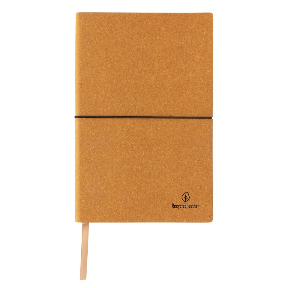 image 1 of XD Collection Recycled Leather A5 Notebook - Brown - One Size