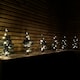 image 3 of Set of 6 30cm Light up Christmas Tree Path Lights with Warm White LEDs
