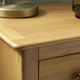 image 6 of Premium Langford Oak Compact 1 Drawer Bedside Table with Shelf