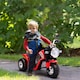 image 2 of HOMCOM 6V Kids Electric Motorbike 3 Wheels Ride On Toy with Horn Headlights Realistic Sounds for Girl Boy 18 - 36 Months Red