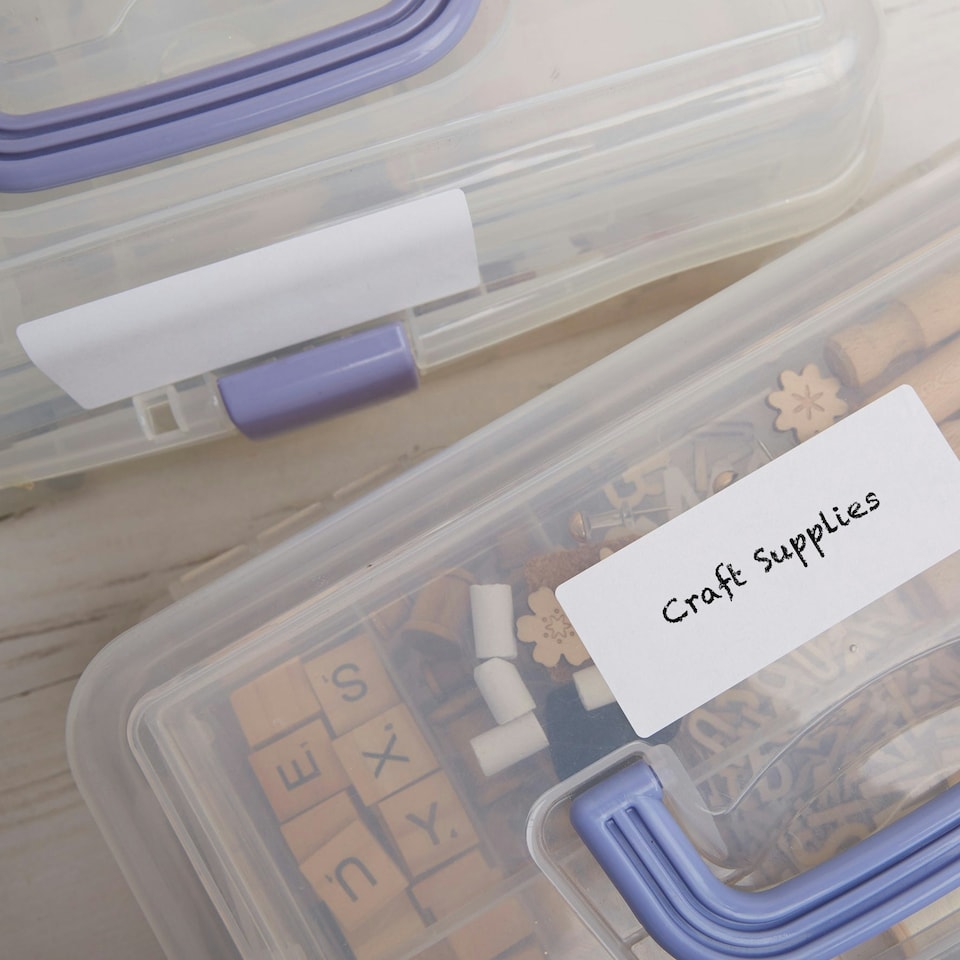 image 1 of Blick 30Up, 70mm x 29.7mm, Rectangular, White, 3000 Labels