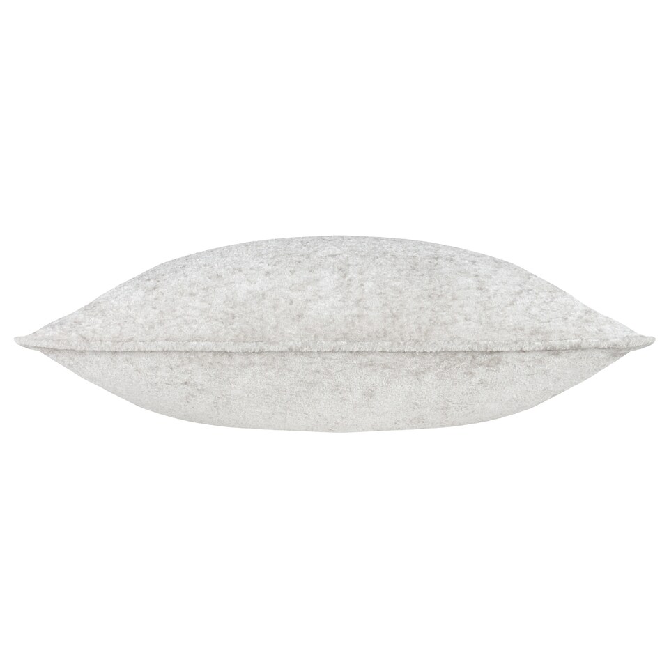 image 1 of Paoletti Lustre Velvet Cushion | Silver | Silver