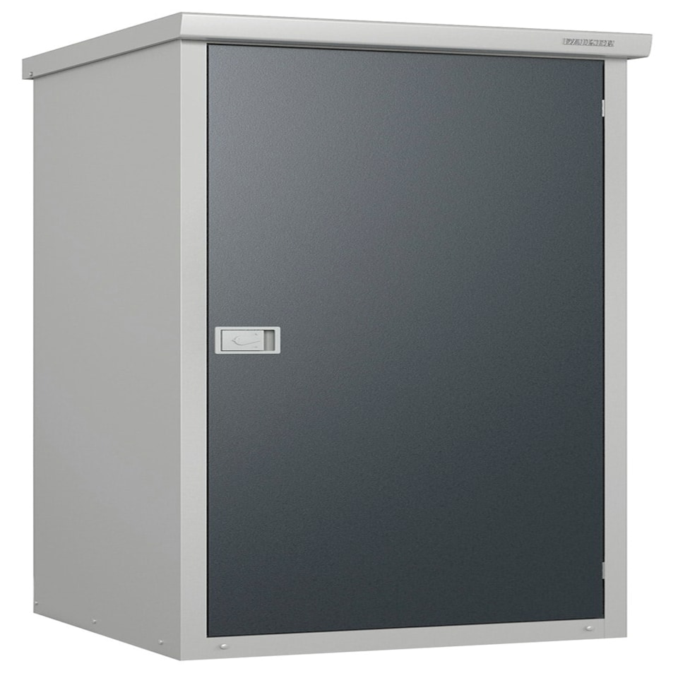 image 1 of Daiken Guardian D33 Compact Metal Garden Shed (3x3ft) Grey