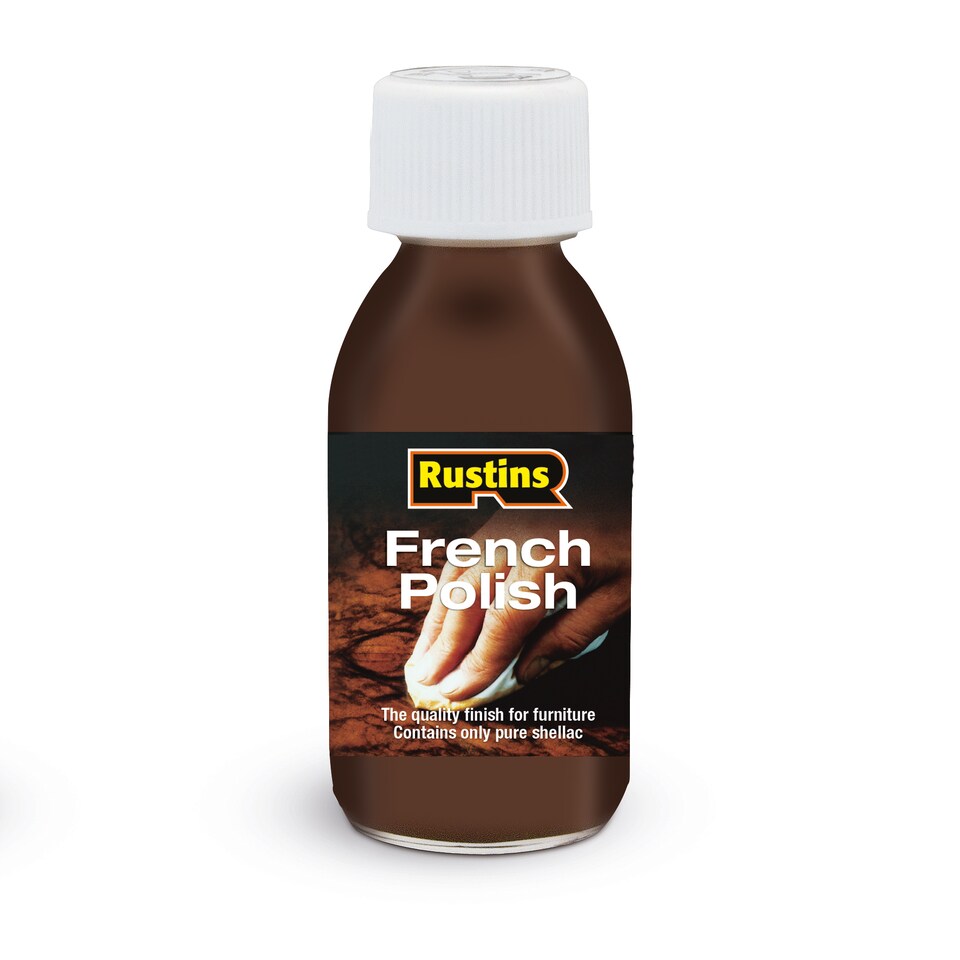 image 1 of Rustins French Polish Pure Shellac Quality Finish for Furniture 125ml | Clear | 125ml | 1