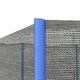 image 6 of SPORTNOW 10ft Trampoline Net Replacement Safety Net with Zipped Door, Blue