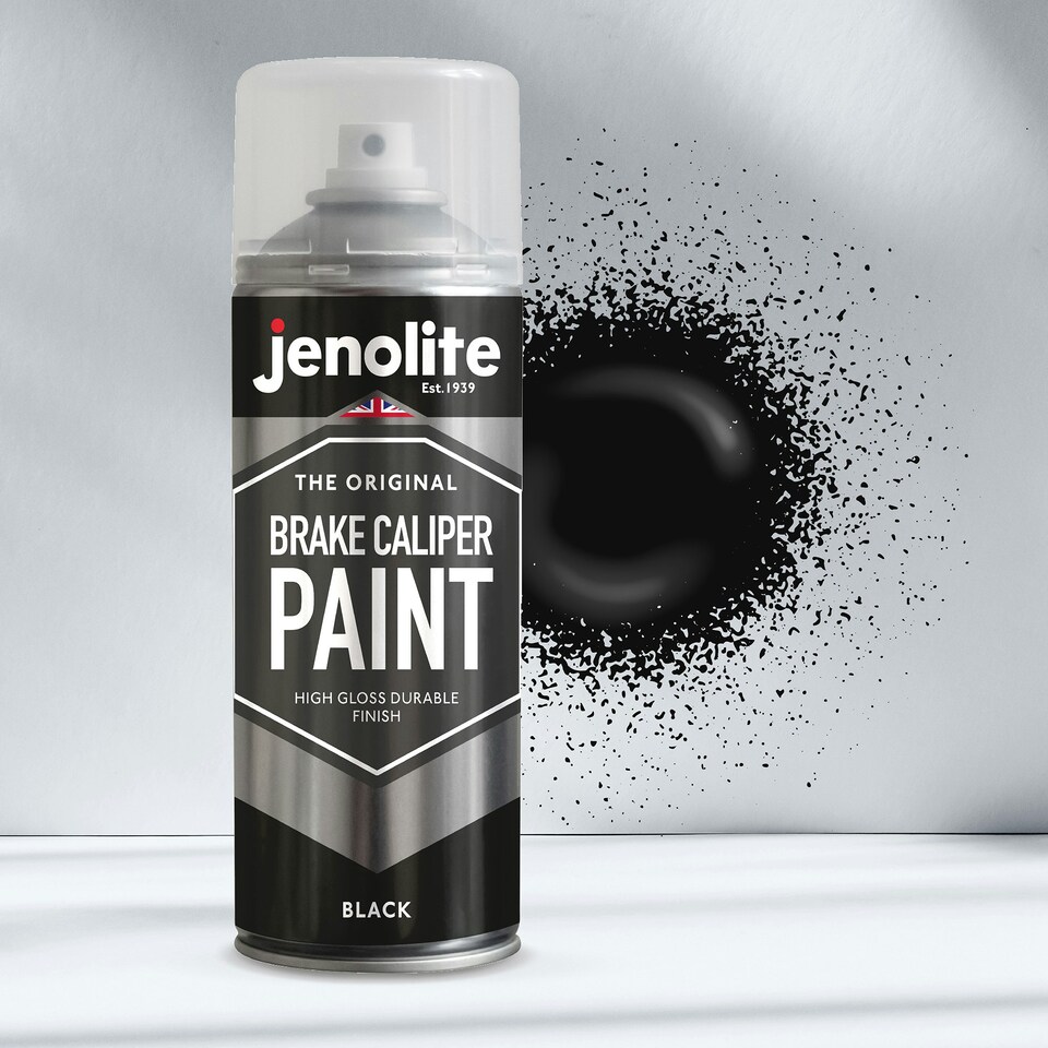 image 1 of Jenolite High Gloss Brake Caliper Paint - Black - 400ml -3-Pack