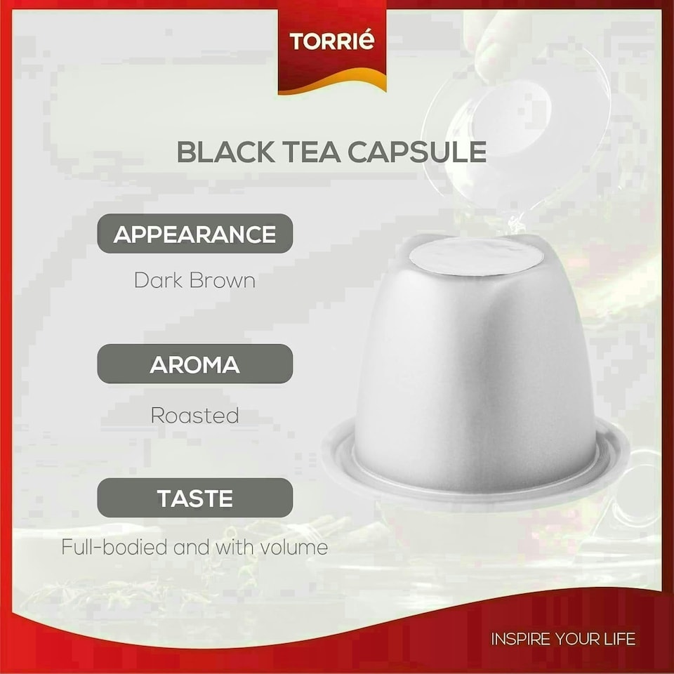 image 1 of Black Tea Nespresso ® Compatible Coffee Machine Capsules (60 Pods)